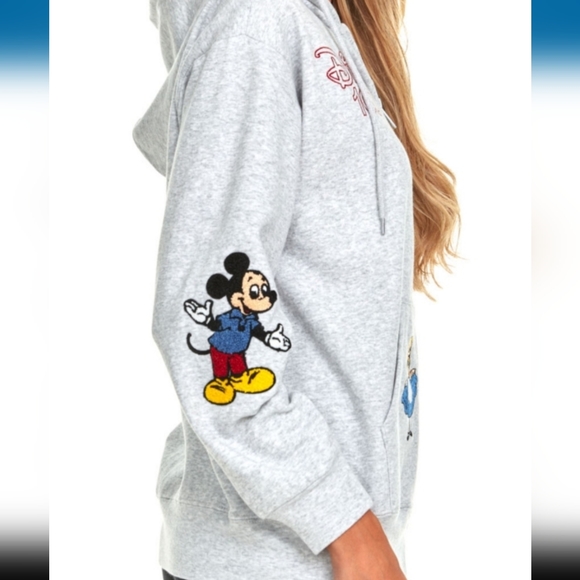 DISNEY MINNIE MOUSE full zip sweatshirt hoodie - Picture 5 of 16